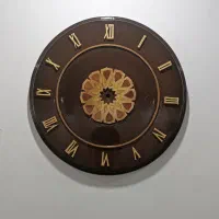 ساعت دیواری معرق و مشبک چوب زیبا