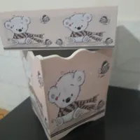 سطل و جا دستمال کاغذی..آباژور .لوستر و ساعت|ساعت دیواری و تزئینی|اراک, |دیوار