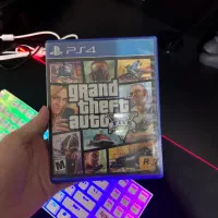 دیسک بازی GTA V فول پک ریجن آل (با نقشه)برای 5/ps4