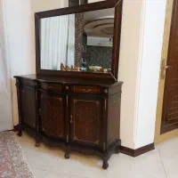 آیینه و کنسول کامل چوب