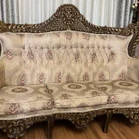 مبلمان ۹ نفره استیل + جلو میزی و عسلی