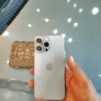 ۱۵پرو مکس  بی خط و خش رنگ تیتانیوم  باتری ۹۰