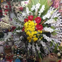 تاج گل ترحیم وافتتاحیه