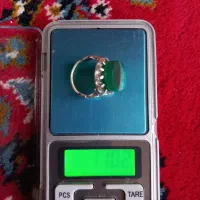 انگشتر عقیق سبز|جواهرات|خرم‌آباد, |دیوار