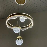 لوستر سه شعله کریستال هوشمند با ریموت کنترل|لوستر و چراغ آویز|تهران, نیروی هوایی (پیروزی)|دیوار