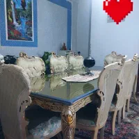 میز نهار خوری ۸ نفره|میز و صندلی غذاخوری|یاسوج, |دیوار