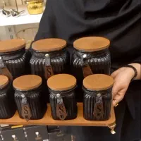 سرویس 7پارچه پاسماوری با استند چوبی