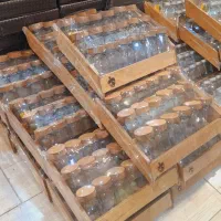 جا ادویه ۱۸تایی درب چوبی داخل کشویی|ظروف نگهدارنده، پلاستیکی، یک‌بارمصرف|قم, شهرک فاطمیه|دیوار