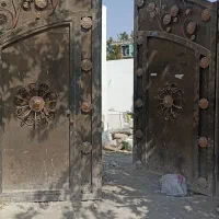 درب بزرگ باغ ویلا محکم و ورق سنگین فروشی.