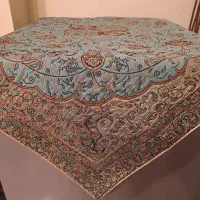 رومیزی ترمه یزد  استر دار نونو|پرده، رانر، رومیزی|تهران, سید خندان (جلفا)|دیوار