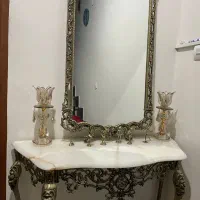 ست میز آینه برنج و شمدان|بوفه، ویترین، کنسول|تهران, گیشا|دیوار
