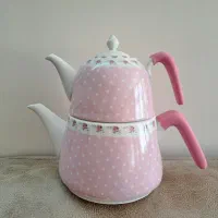 کتری قوری سرامیکی کاملا نو