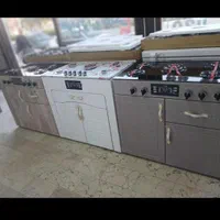 اجاق گاز طرح فر شیشه‌ای سفید اطلس 5 شعله|اجاق گاز و لوازم برقی پخت‌وپز|ملارد, |دیوار