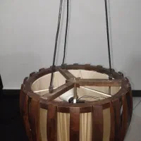 لوستر چوبی|لوستر و چراغ آویز|تهران, سوهانک|دیوار