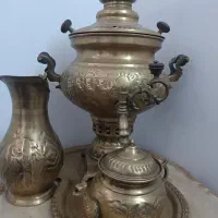 سماور زغالی، برنجی