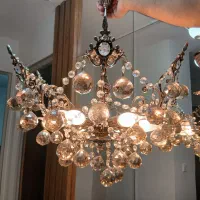 دوعدد لوستر برنج