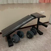 میز و دمبل ورزشی