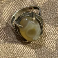 انگشتر نقره سنگ سلیمانی|جواهرات|بهبهان, |دیوار