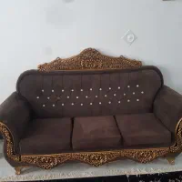 مبل هفت نفره|مبلمان خانگی و میز عسلی|صحنه, |دیوار