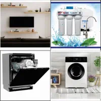نصب آب تصفیه ماشین لباسشویی ظرفشویی کولر تلویزیون