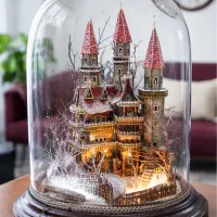 دکوری لوکس وارداتی قلعه Gothic خاص و کمیاب