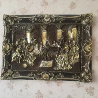 تابلو ورق طلا