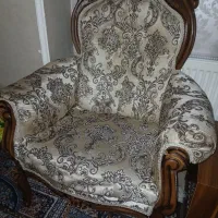 مبل استیل ۹ نفره بادچوب گردو تمیز|مبلمان خانگی و میز عسلی|کرج, حسین‌آباد|دیوار