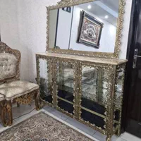 اینه و کنسول برنز بزرگ ترین سایز ۲۲میلیون تومان|بوفه، ویترین، کنسول|فردیس, منظریه|دیوار