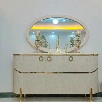 آینه وکنسول و میز تلویزیون سرامیکی|بوفه، ویترین، کنسول|پاکدشت, حصار امیر|دیوار