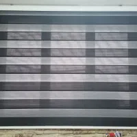 پرده زبرا مشکی ۲×۱۸۰