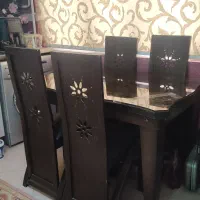 میز غذاخوری چهارنفره چوبی