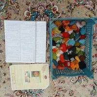 نخ و نقشه تابلو فرش