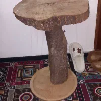 یک عددمیزال سی دی ویک عددمیزپایه دارچوبی|میز تلویزیون|رشت, معلولین|دیوار