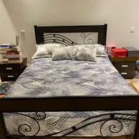 تخت دونفره فرفورژه|تخت و سرویس خواب|تهران, زعفرانیه|دیوار