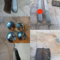 یک عدد سپر عقب و دوتا جلو نیسان یک رادیاتور نیسان