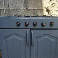 اجاق گاز پنج شعله سالم و تمیز