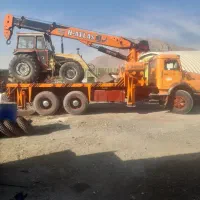 خدمات و اجاره جرثقیل ده تن ۱۰ تن بنز دهچرخ