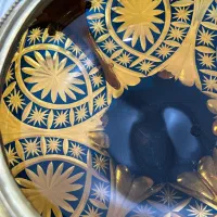 کریستال پایه برنز گلدکیش|ظروف سرو و پذیرایی|تهران, آبشار|دیوار