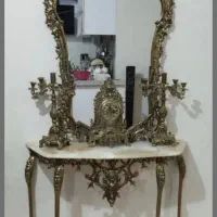 خریدار و فروش آینه کنسول و بوفه برنجی