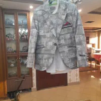 ستاره پیراهن و کت پسرانه سایز ۵و نیم