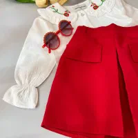 بلوز و دامن و کمربند|کفش و لباس بچه|بناب, |دیوار