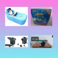 وان وجکوزی حمام به همراخ پمپ باد این تایم