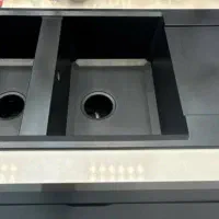 سینک گرانیتی ۸۰ درصد کوارتز.. رنگ مشکی