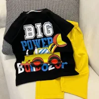 تی شرت شلوارک بلدوزر|کفش و لباس بچه|سنندج, |دیوار