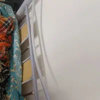 تخت یک نفره باتشک سالم رنک بنفش۲۲۰۰