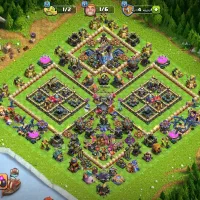 اکانت Clash Of Clans . تاون هال ۱۸