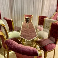 ست مبلمان استیل و ملزومات ست|مبلمان خانگی و میز عسلی|یزد, |دیوار