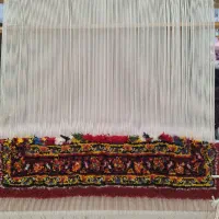 دار قالی دستباف در حد نو|فرش|میانه, |دیوار