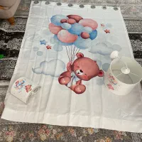 دکور پرده و لوستر و دیوار کوب اتاق کودک