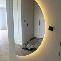 آینه با نور انبه ای مفید|آینه|بروجرد, |دیوار